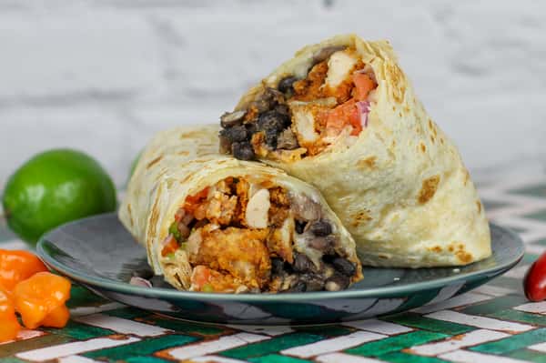 Fried Chicken Burrito