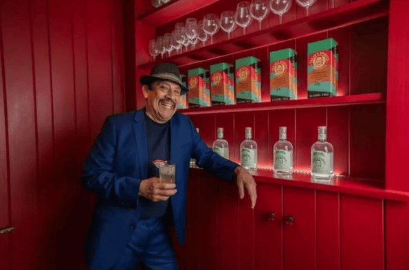 trejo leaning with drink in hand