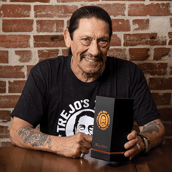 Danny trejo with gift
