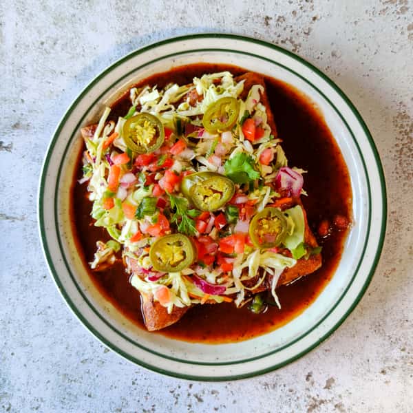 Cheese and Corn Enchiladas
