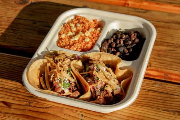 Beef Barbacoa Taco Combo