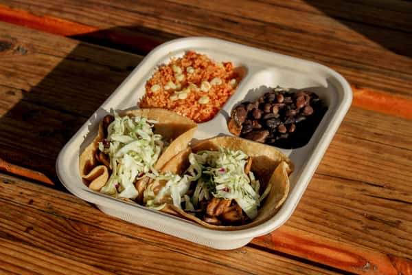 Mushroom Asada Taco Combo
