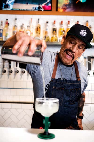 Danny Trejo Pouring Margarita