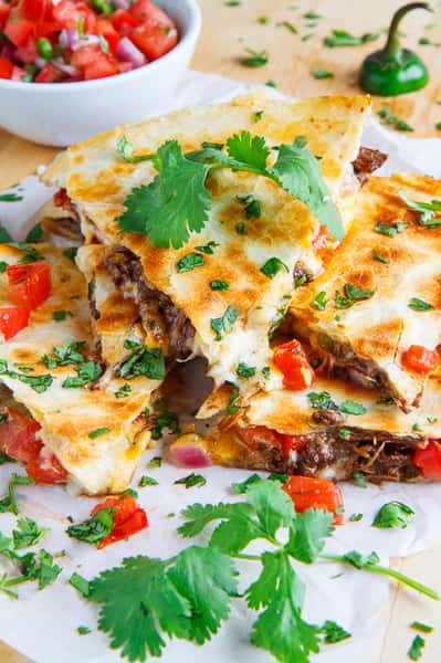 Beef Barbacoa Quesadilla