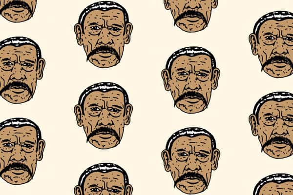 Danny Trejo's face pattern