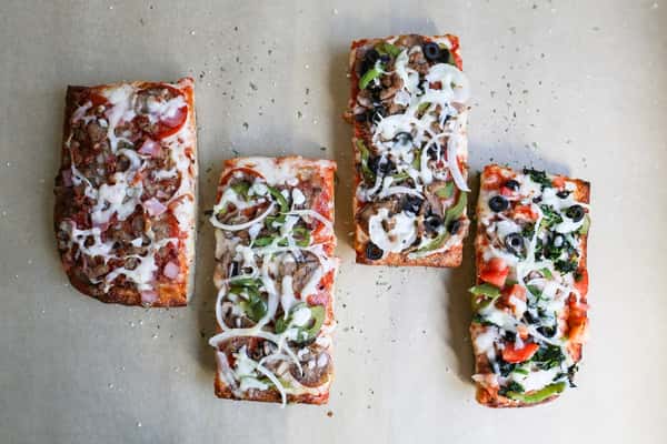Sicilian-Crust Gourmet Slices