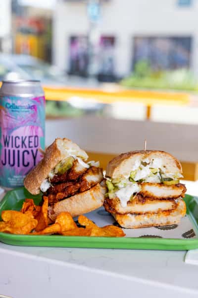 sandwich beer