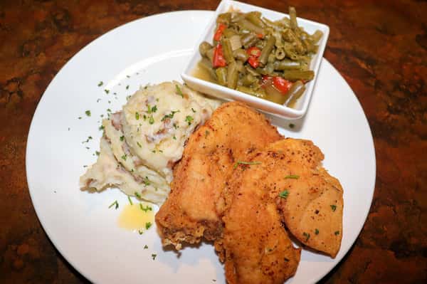 fried chicken plate