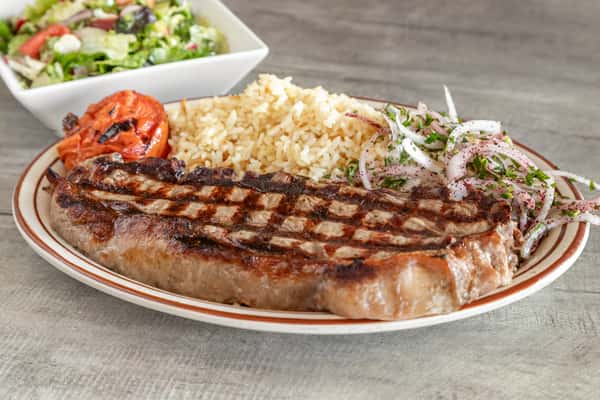 Steak and rice