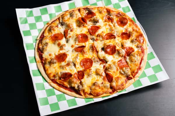 Ground Beef, Italian Sausage & Pepperoni