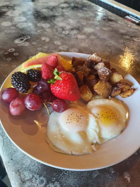 TWO EGG PLATE
