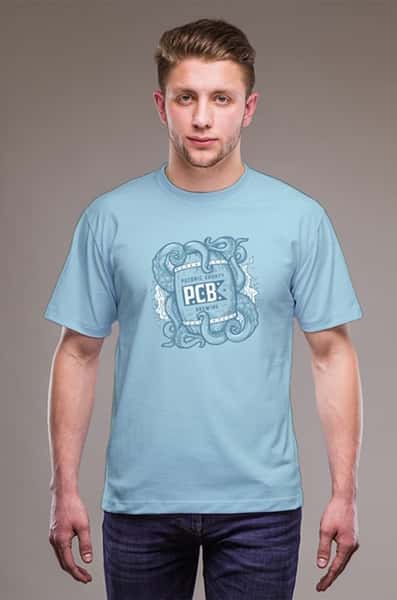 Octopus Blue Tee Shirts