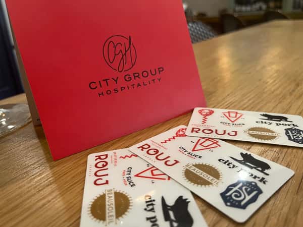 $50 City Group Hospitality Gift Cards