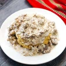 Keto Biscuits & Gravy