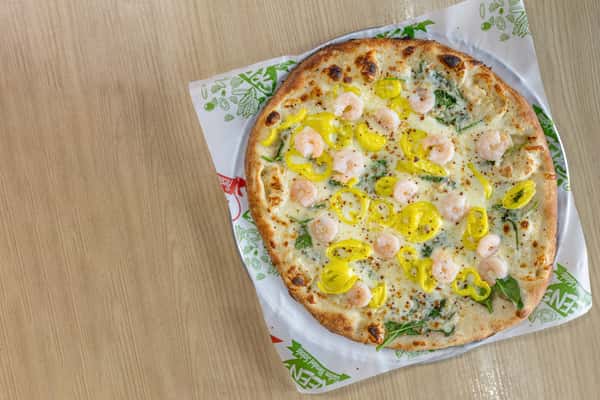 Shrimp Scampi Pizza