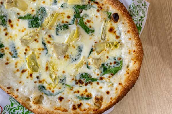 Spinach Artichoke Pizza