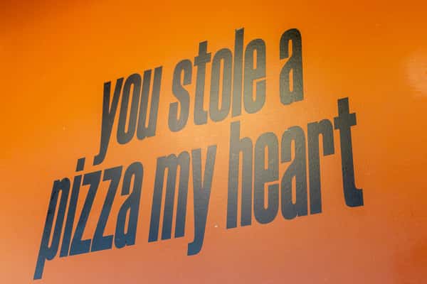 You Stole a Pizza My Heart wall art