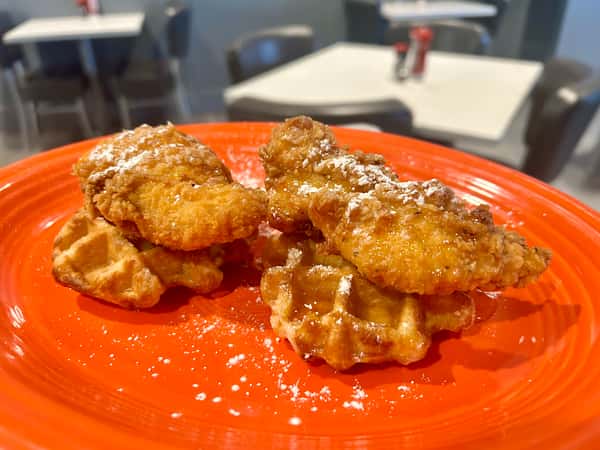 Chicken and Waffle Bites