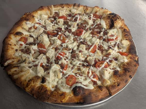 Chicken Bacon Ranch Pizza