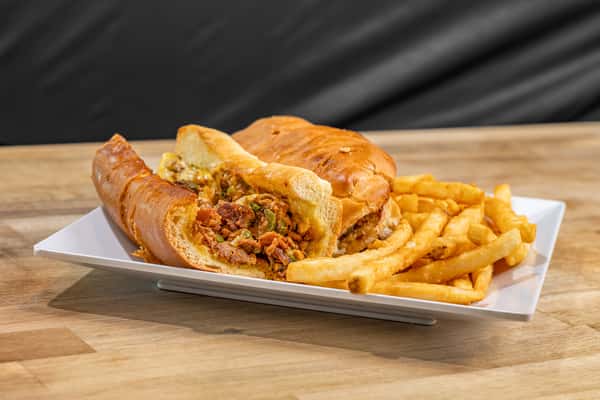 12" PHILLY STEAK W/ FRIES