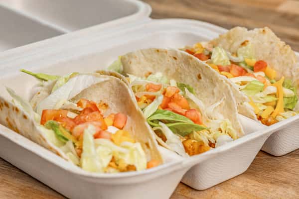 3 CHICKEN SNACK WRAPS WITH FRIES