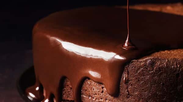Catering Menu Chocolate Cake w/ Chocolate Sauce