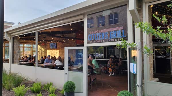 exterior view of restaurant front entrance