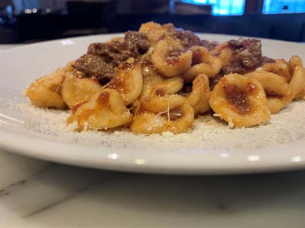 Homemade Orecchiette Pasta with Short Rib Ragu
