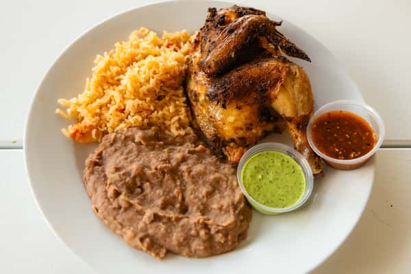 Half chicken + 2 sides