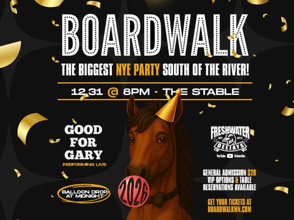 BOARDWALK DEC 31ST NYE