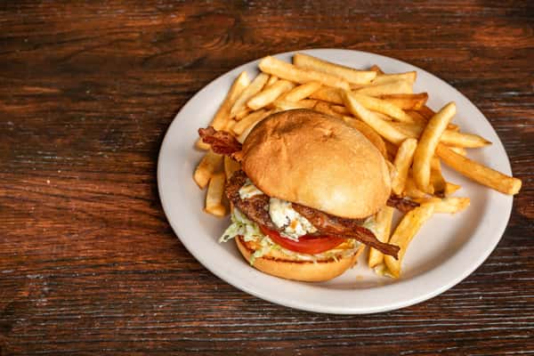 Black and Bleu Burger