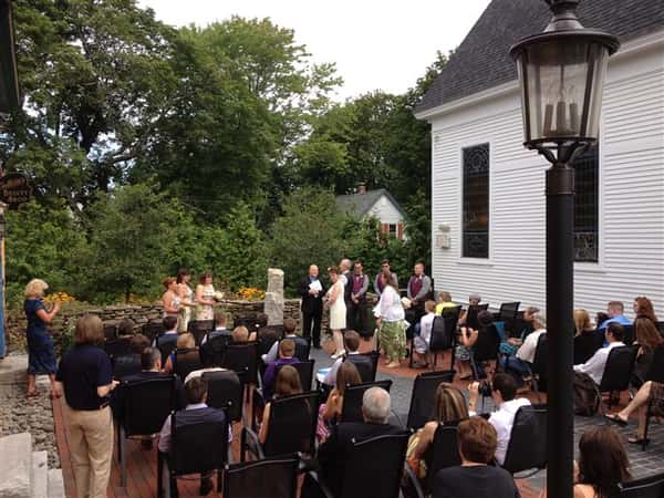 wedding event outside