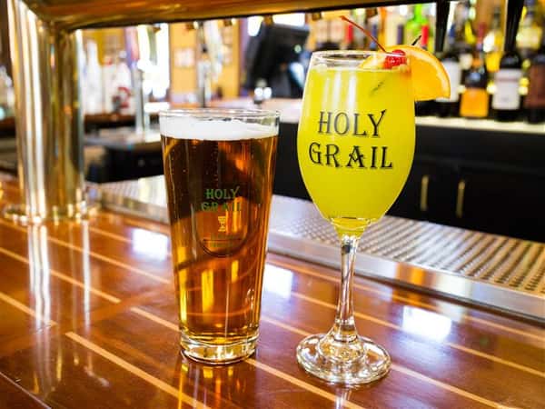 glass of beer and other drink