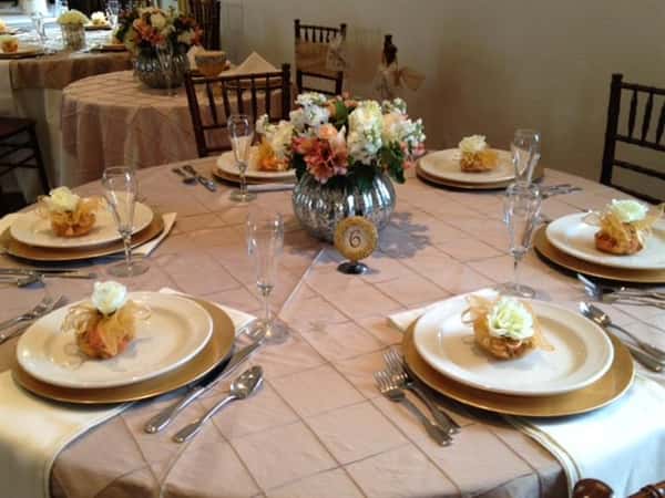 decorated table
