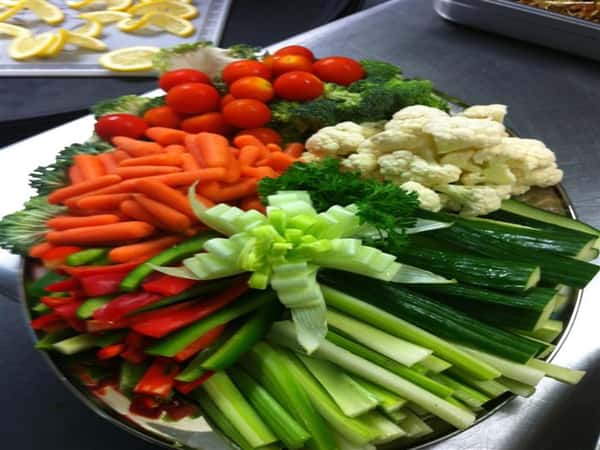 various raw vegetables