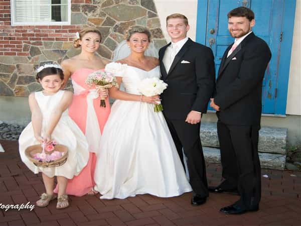 a wedding group