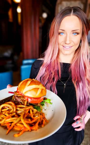 Brook with a Burger