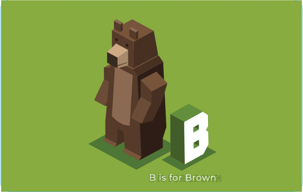 B is for Brown 4 pack