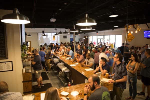 Inside of Schoolhouse Brewing