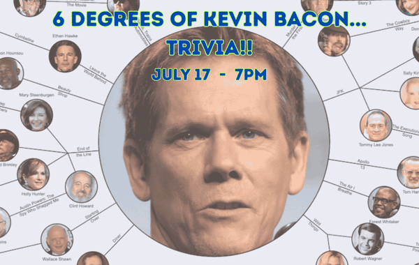 6 degrees  of kevin bacon trivia