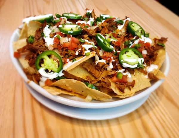 BBQ Pork Nachos