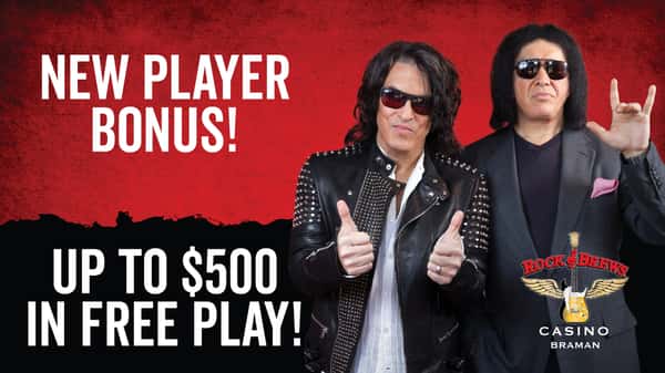 NEW PLAYER BONUS UP TO $500 FREE PLAY!