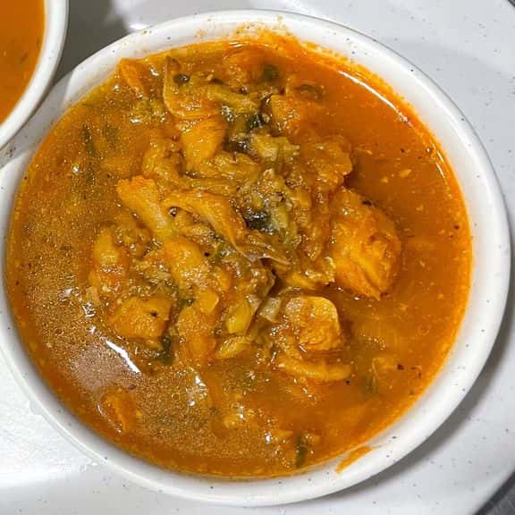 Mofongo-Bacalao Guisado