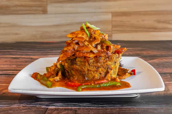Mofongo Relleno De Churrasco
