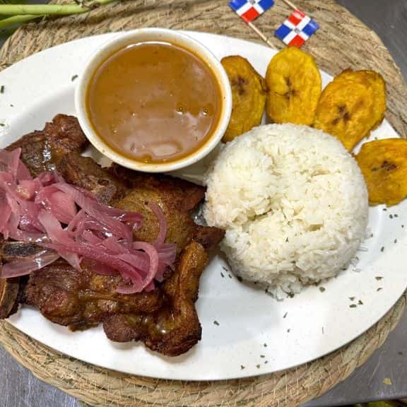 Mofongo-Chuleta Frita