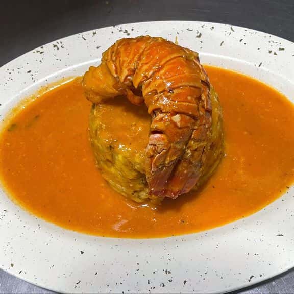 Mofongo Rell Langosta Salsa