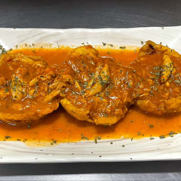 Tostones Relleno de Cangrejo