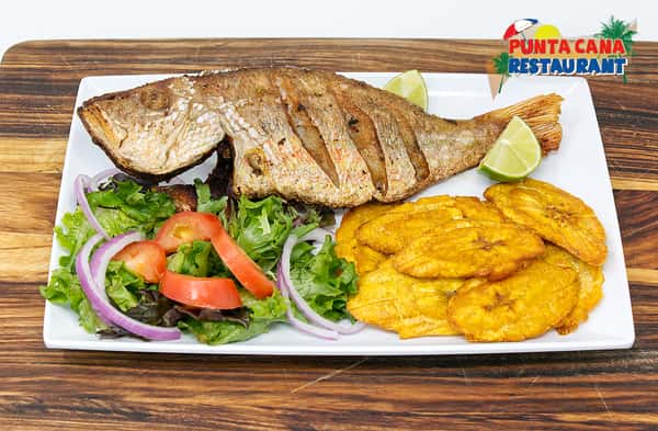 Mofongo Pargo Entero Frito