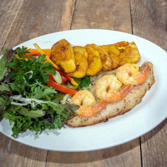 File de Pescado y Camarones