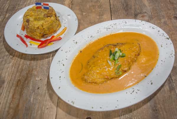 Filete Pescado en Salsa de Coco